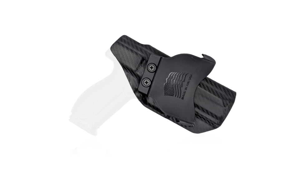 Rounded OWB Paddle Holster, Ruger LCP Max, Left Hand, Carbon Fiber, RGR-LCPMAX-CF-LH-OWBPDL