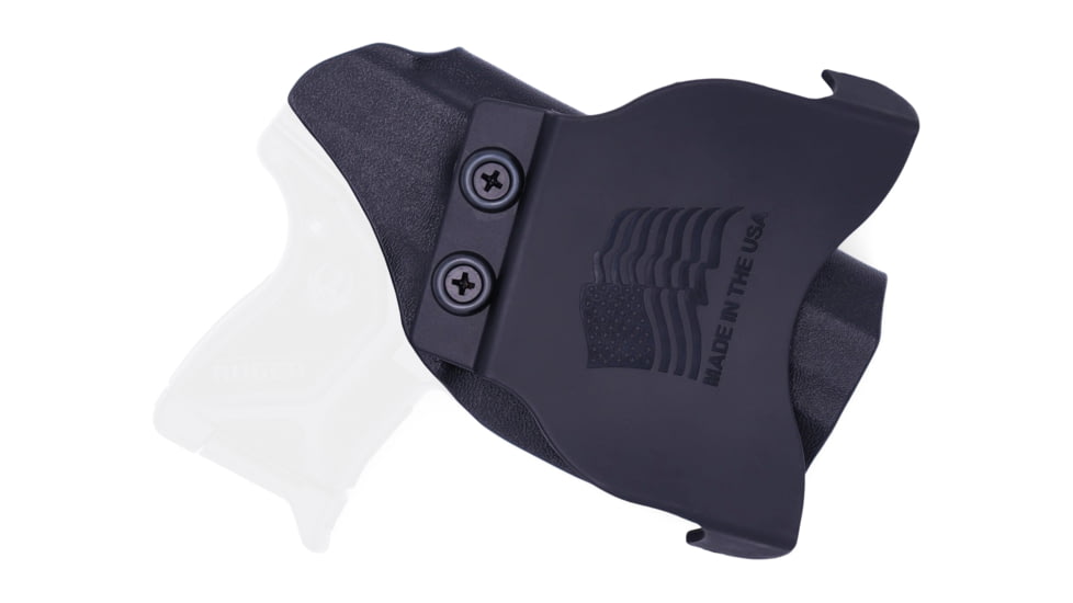 Rounded OWB KYDEX Paddle Holster, Ruger LCP 2, Left Hand, Black, RGR-LCP2-BK-LH-OWBPDL