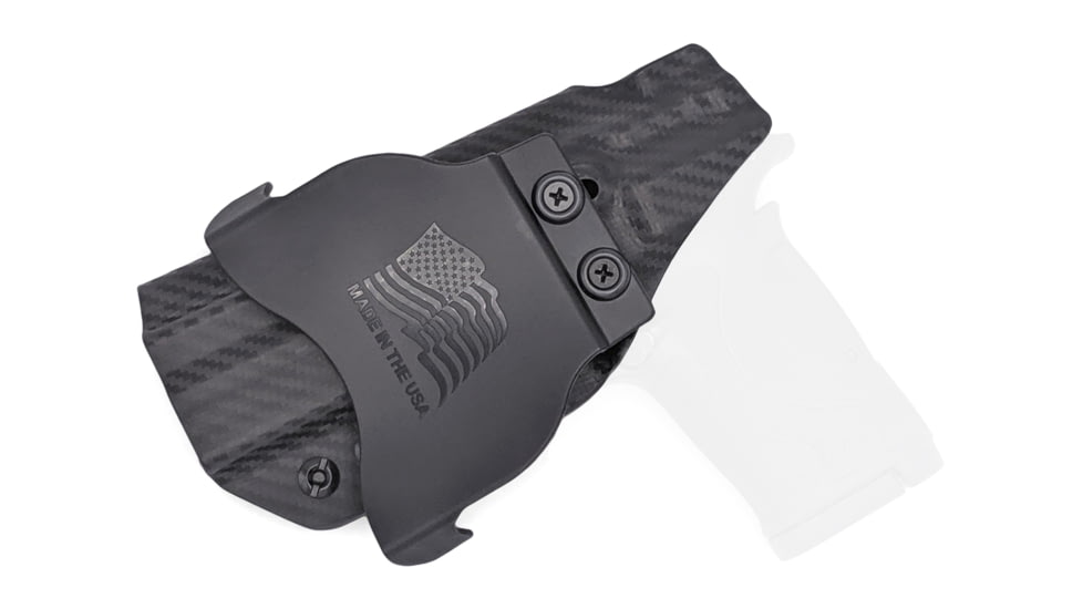 Rounded OWB Paddle Holster, Smith &amp; Wesson M&amp;P 9/40 M2.0 3.6in Compact /Sub-Compact, Left Hand, Black, SWN-MP9bc