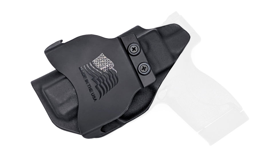 Rounded OWB Paddle Holster, S&amp;W M&amp;P SHIELD 45 ACP, Right Hand, Black, SWN-MPSHIELD45-BK-RH-OWBPDL