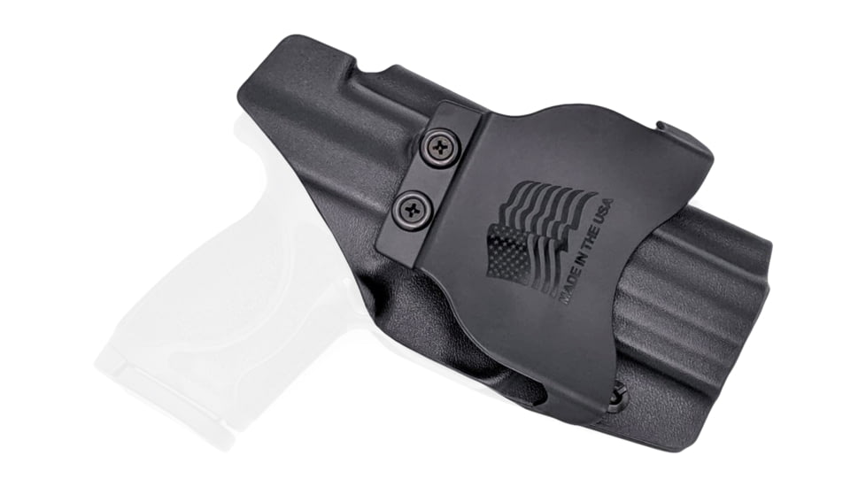Rounded OWB Paddle Holster, Smith &amp; Wesson M&amp;P 4.25in, Left Hand, Black, SWN-MP425940-BK-LH-OWBPDL