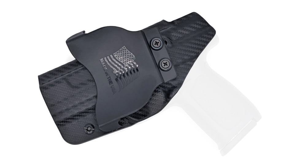 Rounded OWB Paddle Holster, Smith &amp; Wesson SD9VE/SD40VE, Right Hand, Carbon Fiber, SWN-SD940VE-CF-RH-OWBPDL