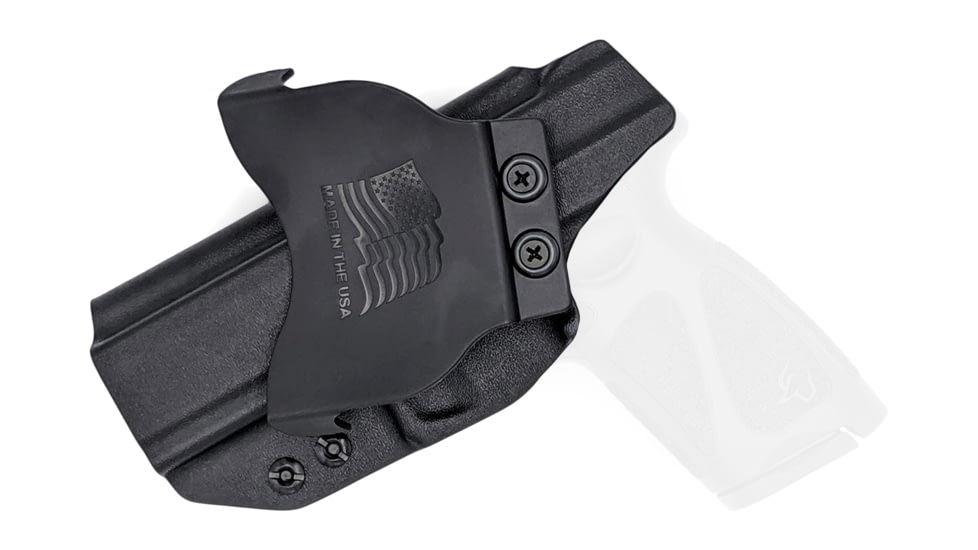 Rounded OWB KYDEX Paddle Holster, Taurus G3, Right Hand, Black, TRS-G3-BK-RH-OWBPDL