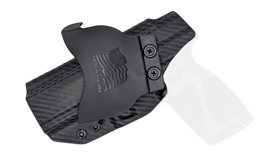 Rounded OWB KYDEX Paddle Holster, Taurus G3, Right Hand, Carbon Fiber, TRS-G3-CF-RH-OWBPDL