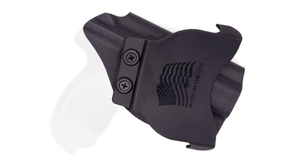 Rounded OWB KYDEX Paddle Holster, Taurus Spectrum, Left Hand, Black, TRS-SPECTRUM-BK-LH-OWBPDL
