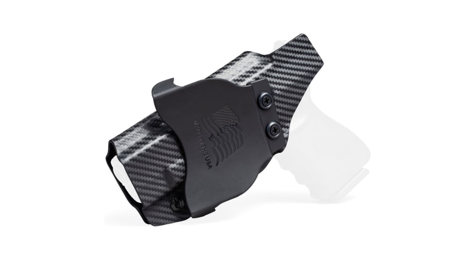 Rounded OWB KYDEX Paddle Holster, Walther CCP, Incl. M2, Left Hand, Black, WTR-CCP-BK-LH-OWBPDL