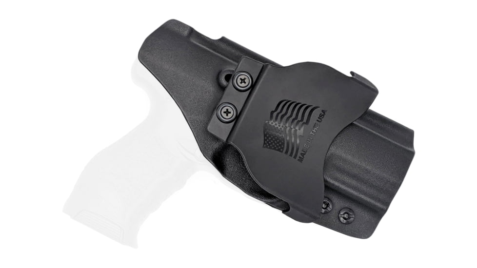 Rounded OWB KYDEX Paddle Holster, Walther Creed, Left Hand, Black, WTR-CREED-BK-LH-OWBPDL