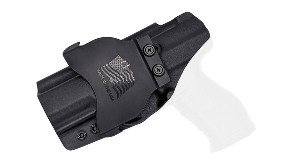 Rounded OWB KYDEX Paddle Holster, Walther Creed, Right Hand, Black, WTR-CREED-BK-RH-OWBPDL