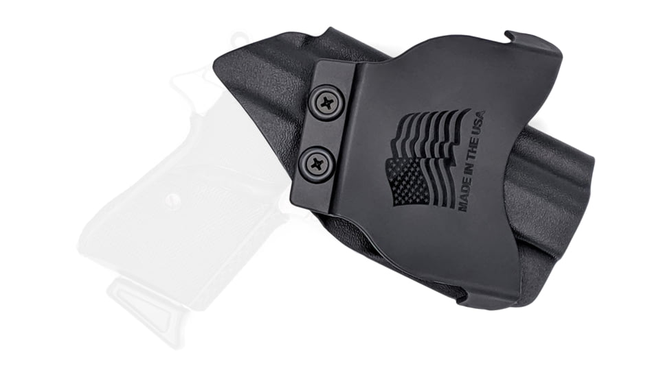 Rounded OWB KYDEX Paddle Holster, Walther PPK/S, Left Hand, Black, WTR-PPKS-BK-LH-OWBPDL