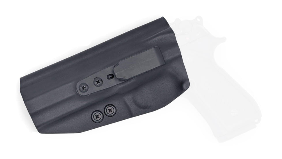 Rounded Tuckable IWB KYDEX Holster, Beretta APX, Ambidextrous, Black, BTA-APX-BK-TUCK