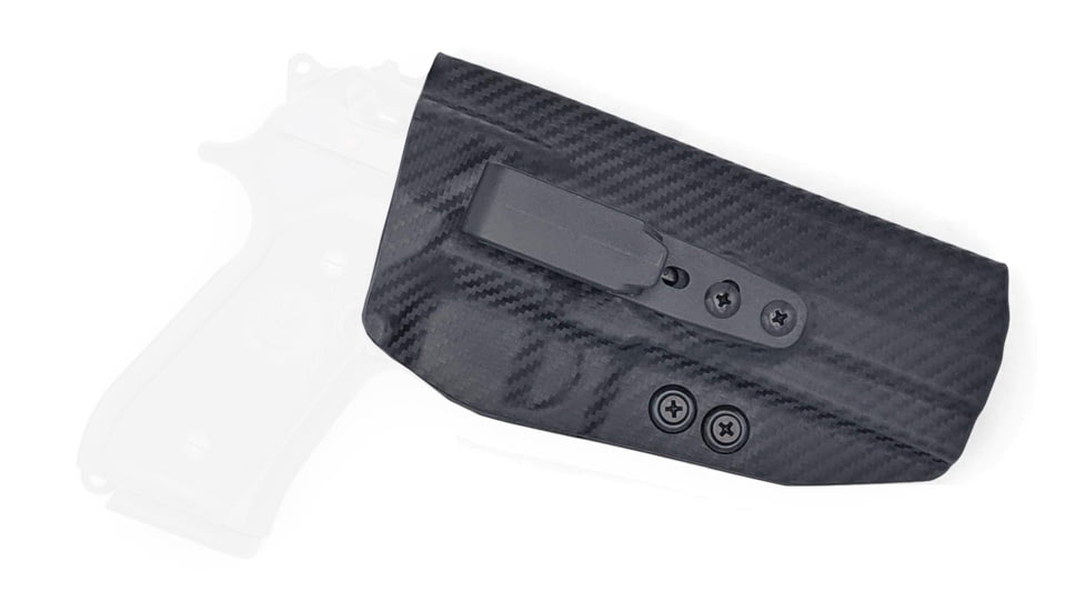 Rounded Tuckable IWB KYDEX Holster, Beretta APX, Ambidextrous, Carbon Fiber Black, BTA-APX-CF-TUCK