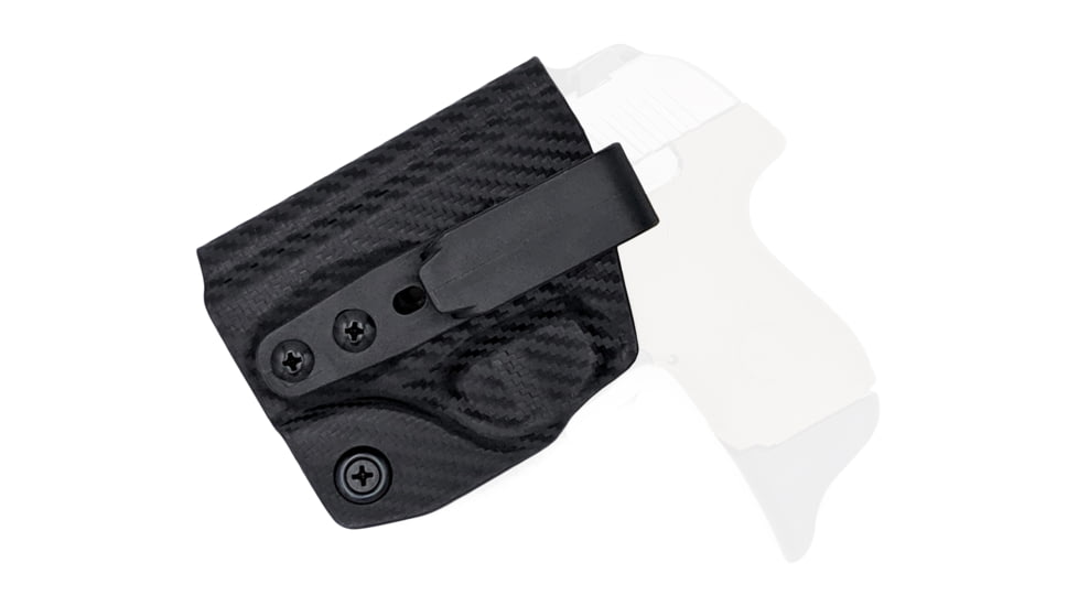 Rounded Tuckable IWB KYDEX Holster, Beretta Pico, Left Hand, Carbon Fiber Black, BTA-PICO-CF-LH-TUCK