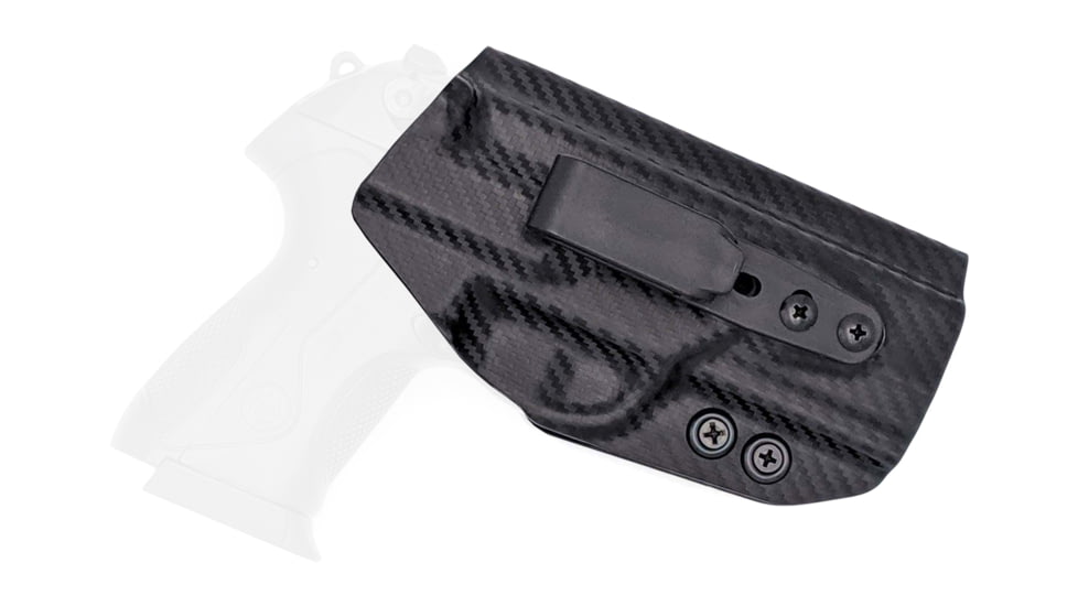 Rounded Tuckable IWB KYDEX Holster, Beretta PX4 Storm Compact 9/40, Ambidextrous, Carbon Fiber Black, BTA-PX4CMPCT-CF-TUCK