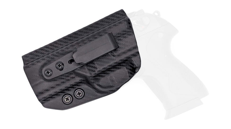 Rounded Tuckable IWB KYDEX Holster, Beretta PX4 Storm Compact 9/40, Left Hand, Carbon Fiber Black, BTA-PX4CMPCT-CF-LH-TUCK