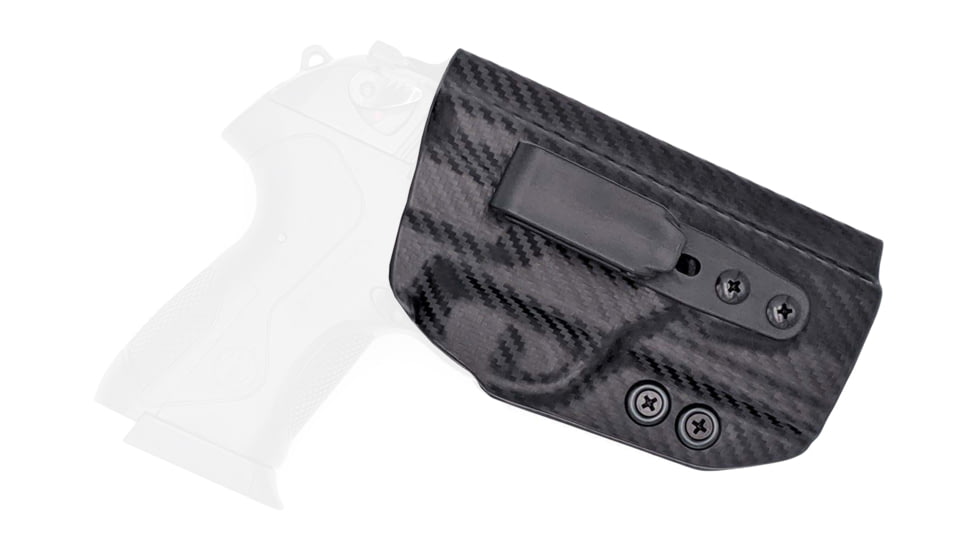Rounded Tuckable IWB KYDEX Holster, Beretta PX4 Storm Compact 9/40, Right Hand, Carbon Fiber Black, BTA-PX4CMPCT-CF-RH-TUCK
