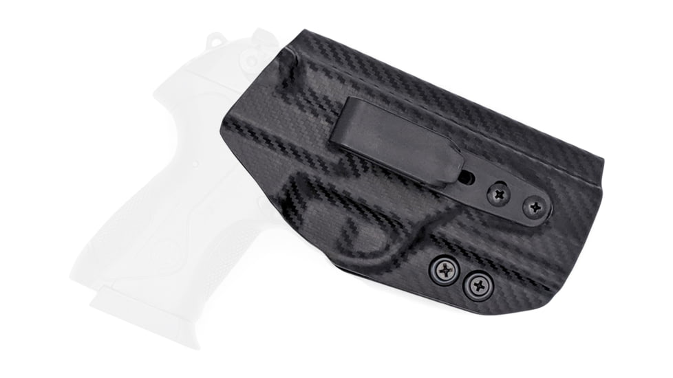 Rounded Tuckable IWB KYDEX Holster, Beretta PX4 Storm Full Size, Ambidextrous, Carbon Fiber Black, BTA-PX4FS-CF-TUCK