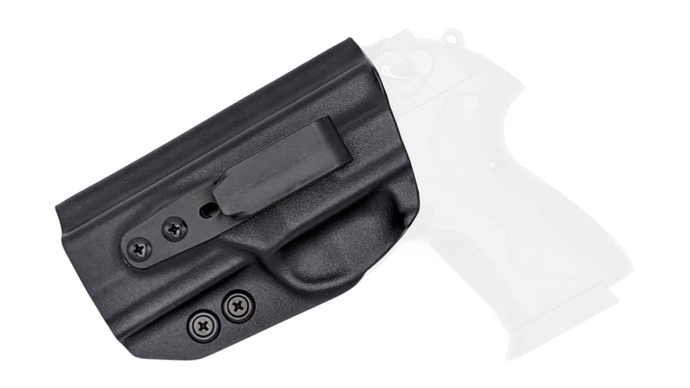 Rounded Tuckable IWB KYDEX Holster, Beretta PX4 Storm Full Size, Left Hand, Black, BTA-PX4FS-BK-LH-TUCK