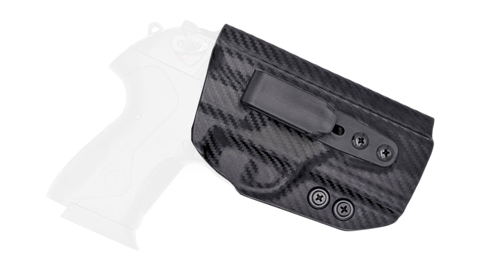 Rounded Tuckable IWB KYDEX Holster, Beretta PX4 Storm Full Size, Right Hand, Carbon Fiber Black, BTA-PX4FS-CF-RH-TUCK