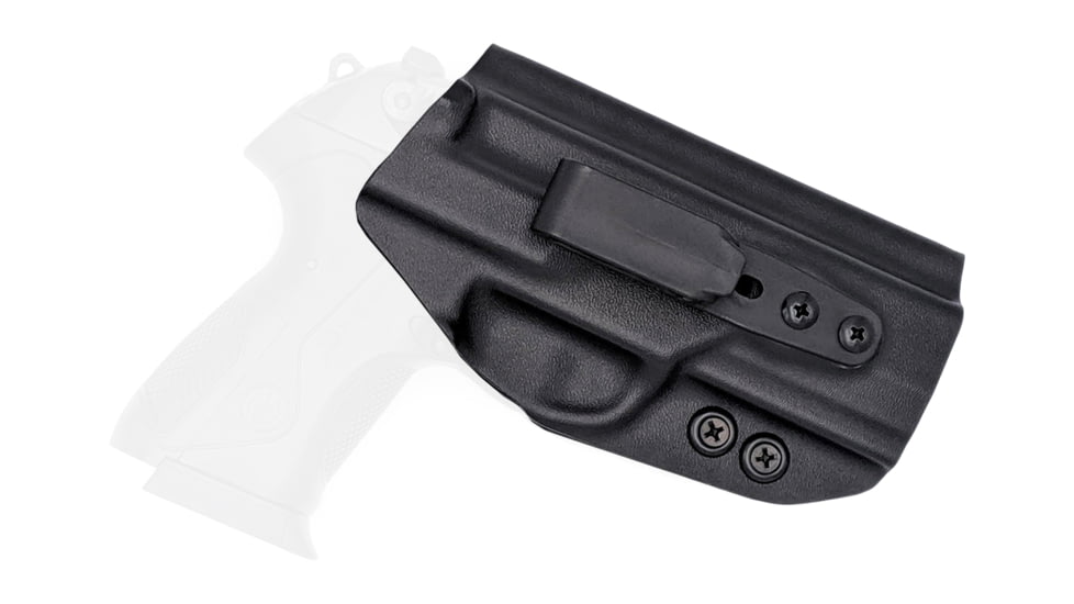 Rounded Tuckable IWB KYDEX Holster, Beretta PX4 Storm Sub-Compact, Ambidextrous, Black, BTA-PX4SUB-BK-TUCK