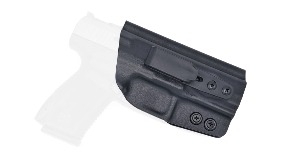 Rounded Tuckable IWB KYDEX Holster, Canik TP9SA, Right Hand, Black, CNK-TP9SA-BK-RH-TUCK