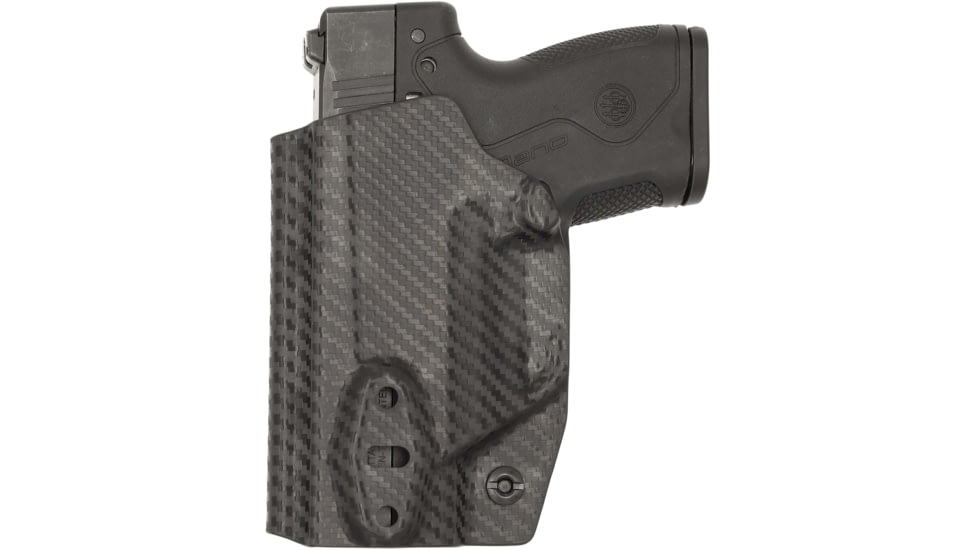 Rounded Tuckable IWB KYDEX Holster for Beretta Nano, Ambidextrous, Carbon Fiber Black, CEB000543