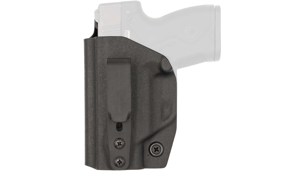 Rounded Tuckable IWB KYDEX Holster for Beretta Nano, Left, Black, CEB000541