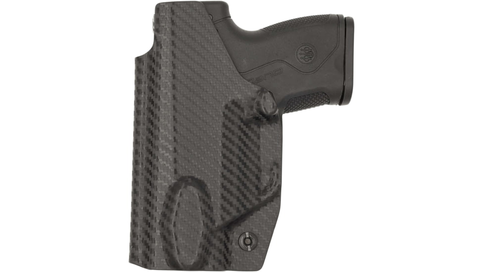 Rounded Tuckable IWB KYDEX Holster for Beretta Nano, Right, Carbon Fiber Black, CEB000545