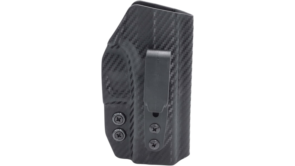 Rounded Tuckable IWB KYDEX Holster for Glock 36, Ambidextrous, Carbon Fiber Black, CEB000637