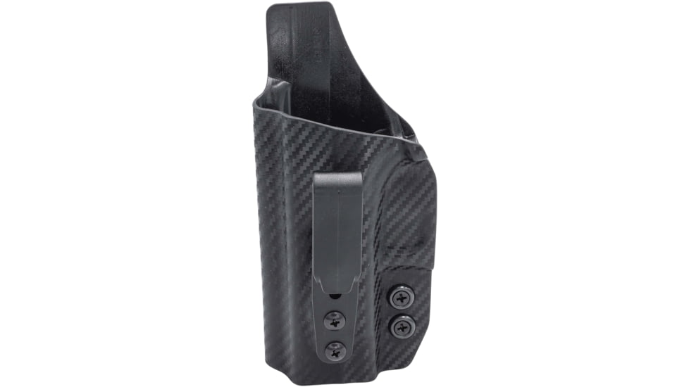 Rounded Tuckable IWB KYDEX Holster for Glock 36, Left, Carbon Fiber Black, CEB000635