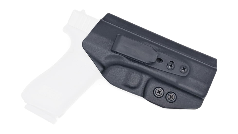Rounded Tuckable IWB KYDEX Holster, Glock 19/23/32, Right Hand, Black, GLK-192332-BK-RH-TUCK-RMR