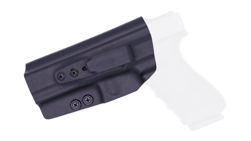 Rounded Tuckable IWB KYDEX Holster, Glock 20/21, Left Hand, Black, GLK-2021-BK-LH-TUCK
