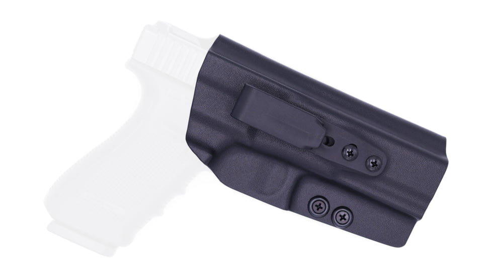 Rounded Tuckable IWB KYDEX Holster, Glock 20/21, Right Hand, Black, GLK-2021-BK-RH-TUCK