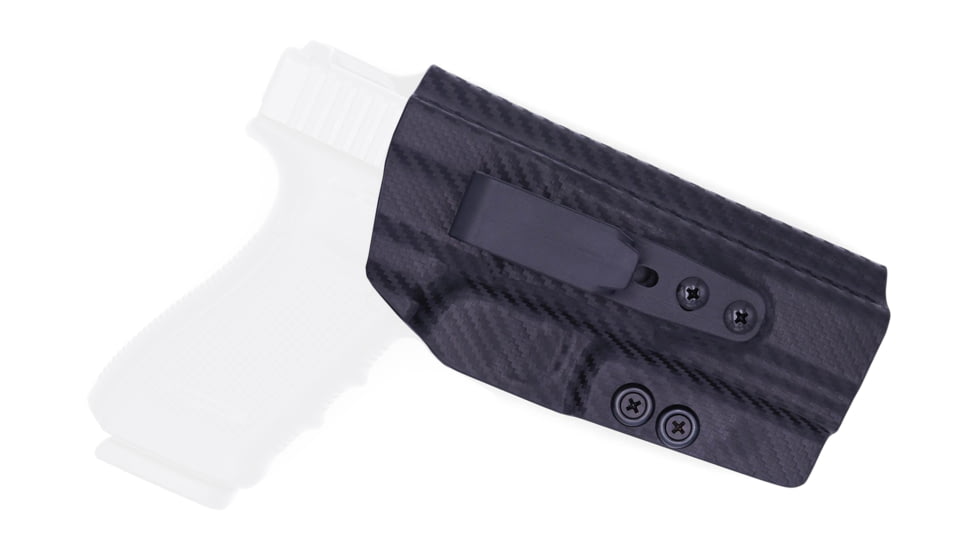 Rounded Tuckable IWB KYDEX Holster, Glock 20/21, Right Hand, Carbon Fiber, GLK-2021-CF-RH-TUCK