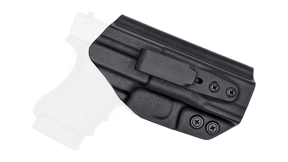 Rounded Tuckable IWB KYDEX Holster, Glock 29/30/30SF, Ambidextrous, Black, GLK-G30-BK-TUCK