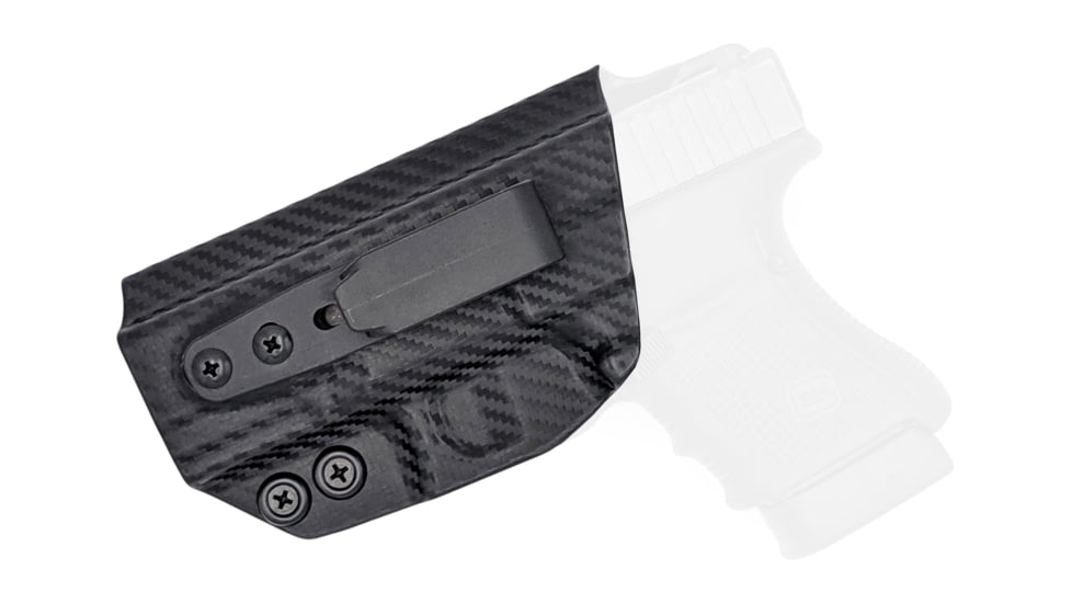 Rounded Tuckable IWB KYDEX Holster, Glock 29/30/30SF, Left Hand, Carbon Fiber, GLK-G30-CF-LH-TUCK