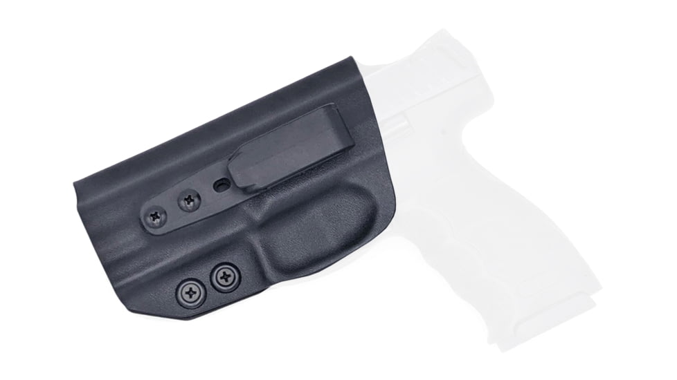 Rounded Tuckable IWB KYDEX Holster, Heckler &amp; Koch VP9, Left Hand, Black, HKH-VP9-BK-LH-TUCK