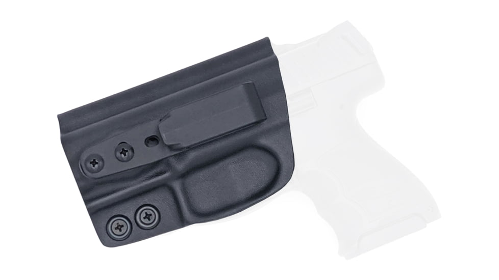 Rounded Tuckable IWB KYDEX Holster, Heckler &amp; Koch VP9SK, Left Hand, Black, HKH-VP9SK-BK-LH-TUCK