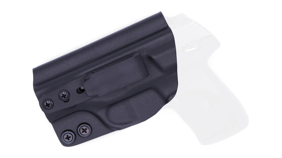 Rounded Tuckable IWB KYDEX Holster, Ruger Max 9, Right Hand, Black, RGR-9MAX-BK-RH-TUCK
