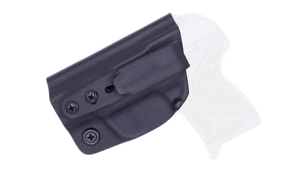 Rounded Tuckable IWB KYDEX Holster, Ruger LCP 2, Left Hand, Black, RGR-LCP2-BK-LH-TUCK