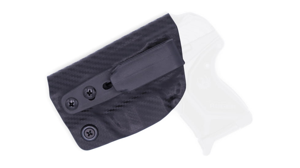 Rounded Tuckable IWB KYDEX Holster, Ruger LCP 2, Left Hand, Carbon Fiber Black, RGR-LCP2-CF-LH-TUCK