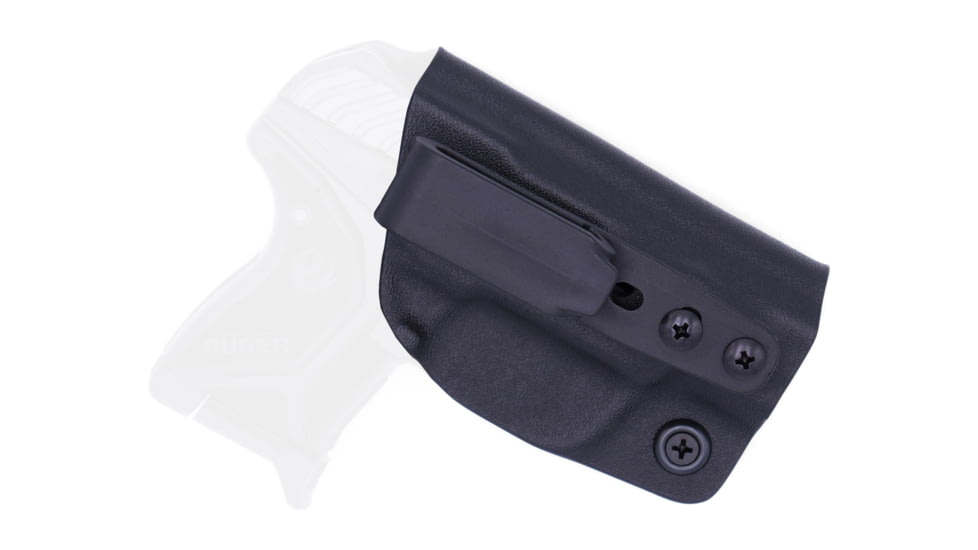 Rounded Tuckable IWB KYDEX Holster, Ruger LCP 2, Right Hand, Black, RGR-LCP2-BK-RH-TUCK