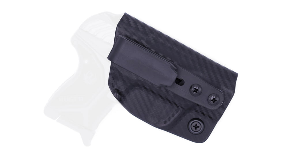 Rounded Tuckable IWB KYDEX Holster, Ruger LCP 2, Right Hand, Carbon Fiber Black, RGR-LCP2-CF-RH-TUCK