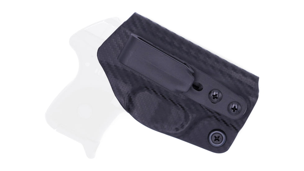 Rounded Tuckable IWB KYDEX Holster, Ruger LCP, Ambidextrous, Carbon Fiber, RGR-LCP-CF-TUCK