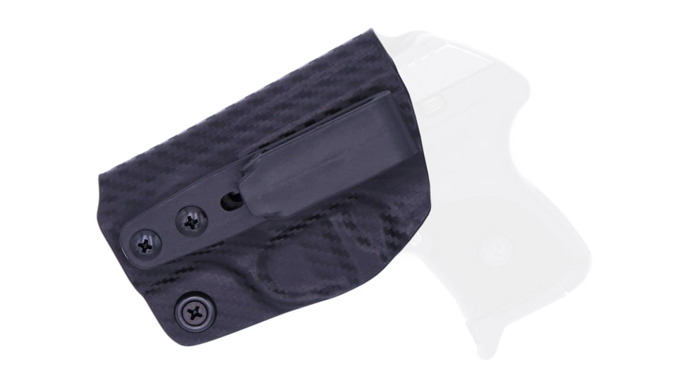 Rounded Tuckable IWB KYDEX Holster, Ruger LCP, Left Hand, Carbon Fiber, RGR-LCP-CF-LH-TUCK