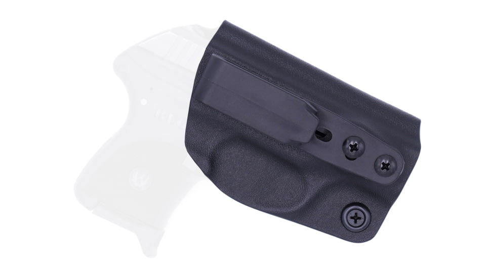 Rounded Tuckable IWB KYDEX Holster, Ruger LCP, Right Hand, Black, RGR-LCP-BK-RH-TUCK