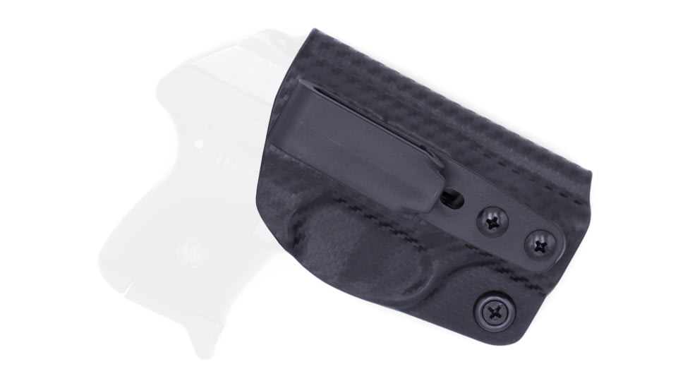 Rounded Tuckable IWB KYDEX Holster, Ruger LCP, Right Hand, Carbon Fiber, RGR-LCP-CF-RH-TUCK