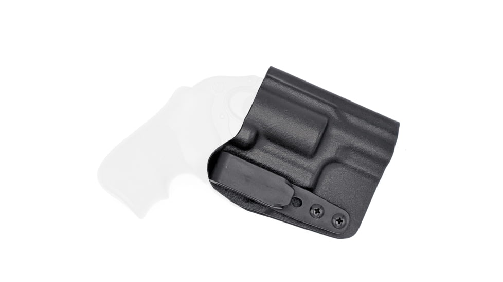 Rounded Tuckable IWB KYDEX Holster, Ruger LCR/LCRx, Ambidextrous, Black, RGR-LCR-BK-TUCK