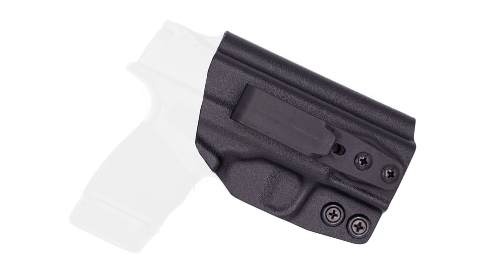 Rounded Tuckable IWB KYDEX Holster, Springfield Hellcat, Right Hand, Black, SFA-HELLCAT-BK-RH-TUCK