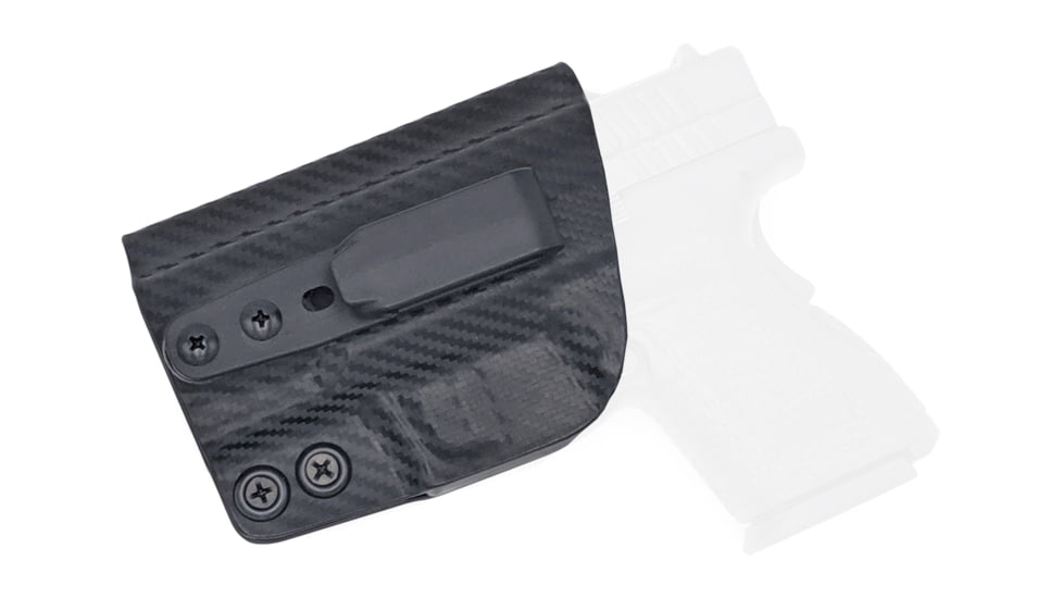 Rounded Tuckable IWB KYDEX Holster, Springfield XD 3in Sub-Compact, Left Hand, Carbon Fiber, SFA-XD3SUB-CF-LH-TUCK