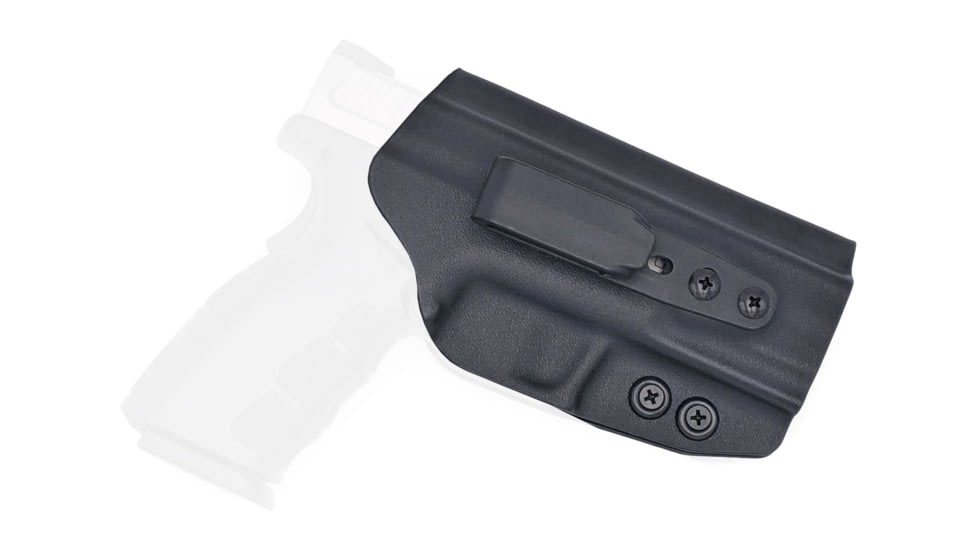 Rounded Tuckable IWB KYDEX Holster, Springfield XD MOD.2 3.3in 45 ACP Sub-Compact, Ambidextrous, Black, SFA-XDMOD245-BK-TUCK
